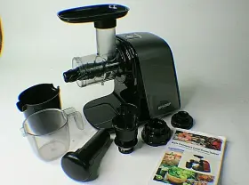 Biochef 341061010364 Cold Press Axis Compact Juicer Fruit Vegetables Silver Excellent