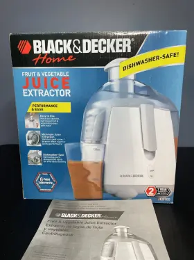 Je2100 Black Decker And Home Fruit Vegetable Juice Extractor