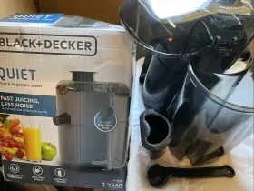 Je2500b Black Decker Quiet Fruit And Vegetable Juicer Non-drip Spout