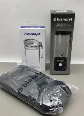 Blendjet 810053640425 2 Portable Blender With Orbiter Drinking Lid And Case Black Marble New