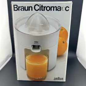 4155 Braun 210201114116 Vintage Citromatic Juicer / Mpz 21 Original Box Made In Spain Tested