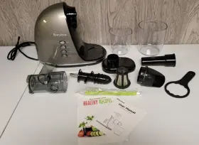 Zm1506 Brecious Fruit Slow Masticating Cold Press Juicer With 2 Speed Modes And Quiet Motor #2