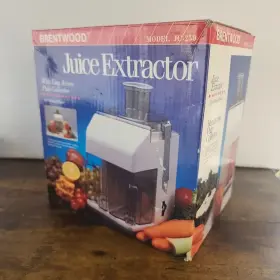 Jc-250 Brentwood Juice Extractor With Pulp Collector 300 W Juicer Machine Unused