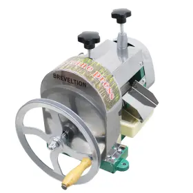Breveltion 760714827514 Manual Sugar Cane Press Juicer Machine 3 Rolls Stainless Steel Sugarcane Cru #2