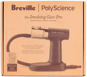 Breville 021614057556 Polyscience Gun Pro Smoke Infuser Commercial 0.5 Oz Black New In Box