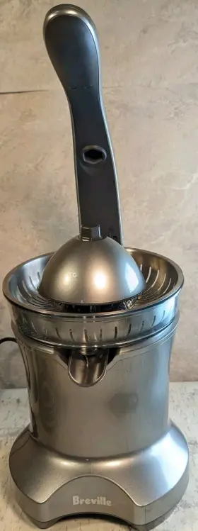 Bcp600sil Breville Bcp600 Citrus Press Motorized Juicer Silver