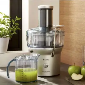 Bje200ref Breville Bje200 Juice Fountain Compact Electric Juicer - Silver. Nearly New