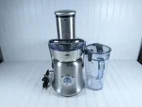 Bje830bss1bus1 Breville Bje830bss Juice Founatin Cold Xl Juicer Brushed Stainless Complete