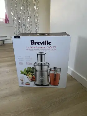 Breville Bje830btr The Juice Fountain Cold Xl/bje830btr 1200w Juicer. Never Opened
