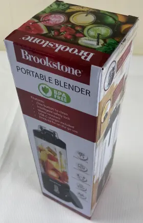 Br-1100b Brookstone Portable Travel Blender Usb-c Charger 500 Ml Nip Brand New Bpa Free #2