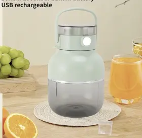 Btseury Btseury4xsbre03-pg12 Personal Portable Blender Cordless Usb Rechargeable Juicer Smoothie 500ml Cup
