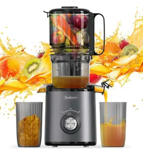 Mp-802p Budsom Cold Press Slow Juicer Machine 300w Whole Fruit And Vegetable Masticating