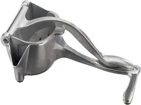 M37170 By Mercer Premium Large Aluminum Manual Juicer For Effortless Fresh Juice Extraction