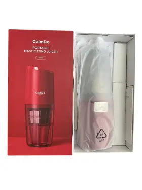 Pj801 Calmdo New Portable Rechargeable Personal Masticating Juicer Red 25 W