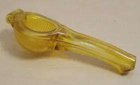Ez-mhj020722s-y Candlechoice Vintage Manual Citrus Squeezer Yellow Acrylic Lemon Hand Juicer Kitchen Tool