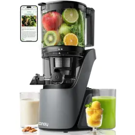 Canoly 69d929e9cbcdb7a99d85b1f3 C16 Cold Press Juicer 6 Extra Wide Feed Chute 3 In 1 Strainers Juice &