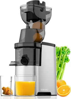 B0c3lfhh8f Canoly Masticating Juicer - 4.1-inch Wide Chute Slow Cold Press Easy Clean Po