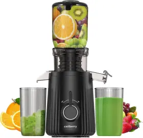 Celi-2152025 Celiberry Cold Press Juicer Machines Slow Masticating With 4.25 Inch Larg