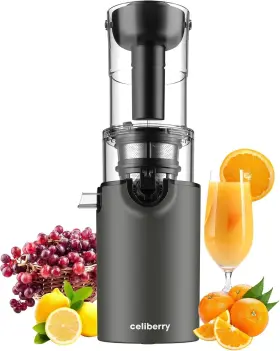 Sj01 Celiberry Cold Press Juicer Masticating For Fruits Whole Lemon Orange &