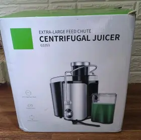 1000w Centrifugal Gs353 Juicer Juice Extractor Machine With 3 Inch Wide Feed Chute 2 Speeds