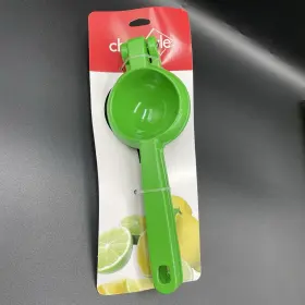 936348 Chef Style Heavy Duty Cast Aluminum Green Citrus Squeezer - Manual Juicer- Lemons Limes