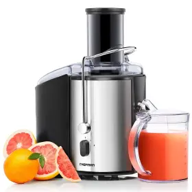 Chefman 816458024211 2-speed Electric Juicer Extra-wide Feeding Tube For Whole Fruits Make Nutri