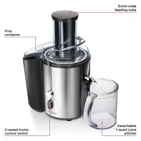 Chefman 816458027854 2-speed Electric Juicer Extra-wide Feeding Tube For Whole Fruits Ma #2