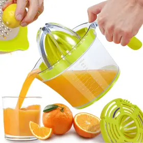 Mj02 Chefville 763235600970 Manual Juicer Multifunctional Hand Lemon Lime Squeezer With Com