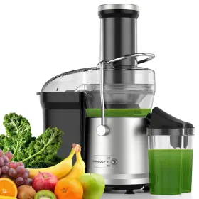 Chopjoy 735749207631 Juicer 1200w Machine With 3 Inch Feed Chute For Whole Fruits And Vegs Du