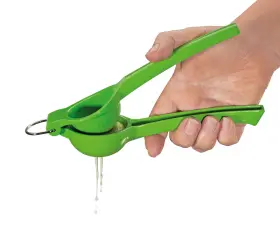 C293401 Cilio Aluminum Limetta Lime Squeezer Green #3