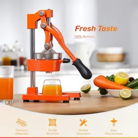 Co-z 610731100568 Hand Press Juicer Machine Manual Orange And Professional Citrus Juice #2