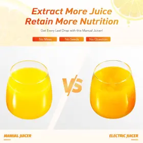 Co-z 610731100568 Hand Press Juicer Machine Manual Orange And Professional Citrus Juice #3