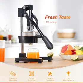 Co-z 610731100582 Hand Press Juicer Machine Manual Citrus For Lemon Lime Orange Juice #3