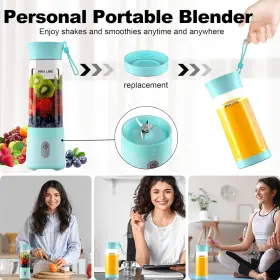 Psb-6-gn Cokunst 18oz Portable Blender Usb Rechargeable Personal Size Blenders Smoothie #2