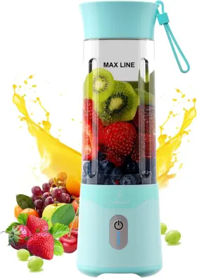 Psb-6-gn Cokunst 18oz Portable Blender Usb Rechargeable Personal Size Blenders Smoothie
