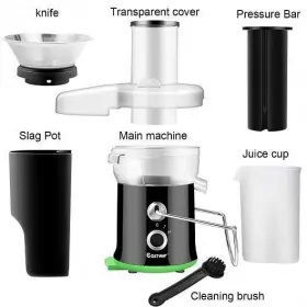 30728154 Costway 2 Speed Wide Mouth Fruit And Vegetable Centrifugal Electric Juicer - Color Blac #3
