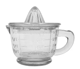 Da4002 Creative Co-op Clear Pressed Glass Juicer Set Of 2 Pieces