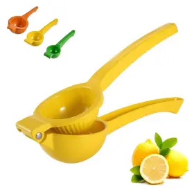 Cf1201-01 Crongeful Lemon Squeezer Manual Fruit Juicers Sturdy Metal Citrus Juicer Hand Press