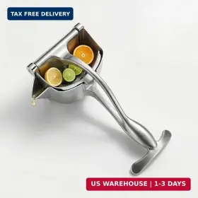 Crossice Ventures Llc 199874507156 Manual Lemon Squeezer And Citrus Juicer Press - Heavy-duty Aluminum Alloy Hand Jui