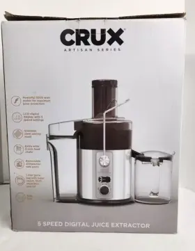 42898b1 Crux Artisan Series 5 Speed Digital Juice Extractor Has Box