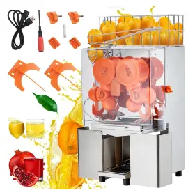 Cuisinaid 967704013825 Commercial Juicer Machine 110v 120w Orange Squeezer Squeeze 22-30 Oranges P
