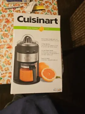 Ccj-900p1 Cuisinart 086279202529 Citrus Juicer With Carafe Black/silver 24 Ounce