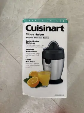Ccj-100 Cuisinart Ccj-109 Citrus Juicer Stainless Steel