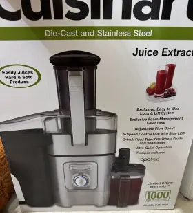 Cje-1000p1 Cuisinart 1000 Watt 5 Speed Die-cast Juice Extractor Read Details