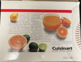 Dlc-156 Cuisinart Super Citrus Juicer Attachment Dlc-10 Series Of Food Processor #3