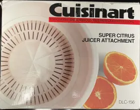 Dlc-156 Cuisinart Super Citrus Juicer Attachment Dlc-10 Series Of Food Processor