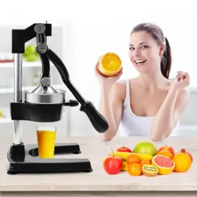 Daily Boutik 761596143211 Hand Citrus Juicers Juice Extractor - 8.66 X Black 7.09 14