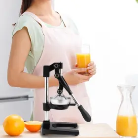 Daily Boutik 761596153135 Manual Household Fruit Juicer Pomegranate - 17 X 15 Black 6.5 #2