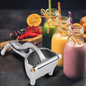 Daily Boutik 761596204271 Aluminum Alloy Hand Pressure Juicer Manual Silver 9.1 Inch #2