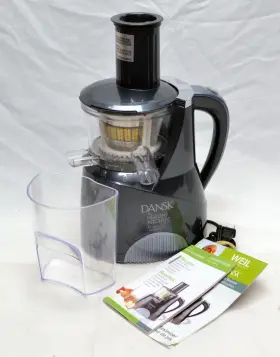 834356 Dansk Andrew Weil Healthy Kitchen Juice Maximizer Juicer Centrifuge-used/works